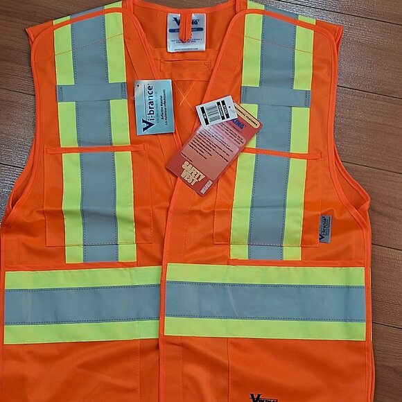 NWT Viking Safety Vest with Reflective Stripes - Picture 2 of 15